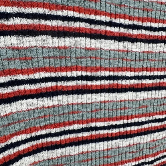 Madewell Button-Sleeve Tee in Elsie Stripe - Picture 6 of 6